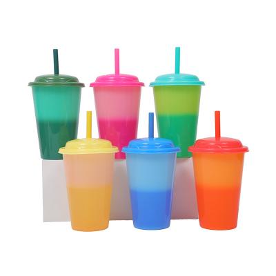 Cold water color changing cups