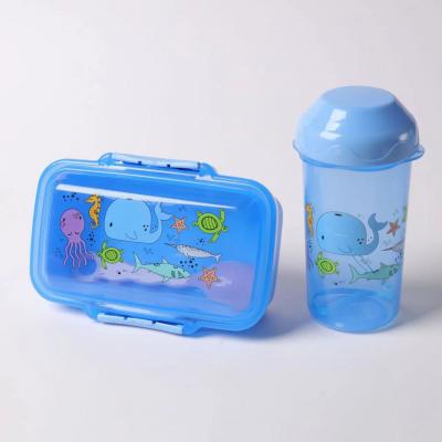 Plastic bento box set